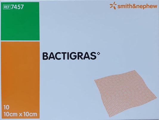Smith&Nephew Bactigras Dressing, 10 cm, Pack of