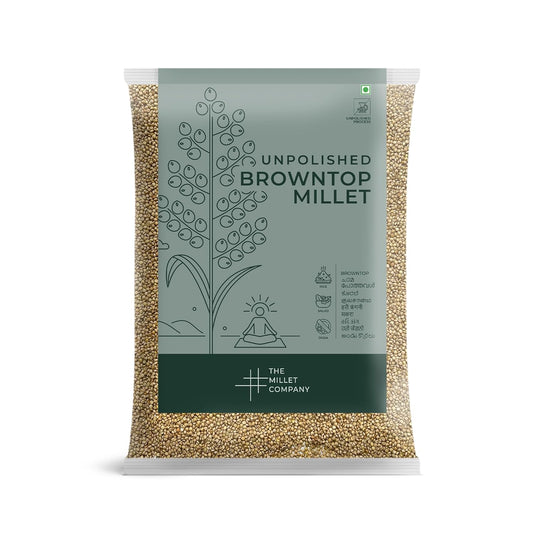 The Millet Company Unpolished Browntop Millet: