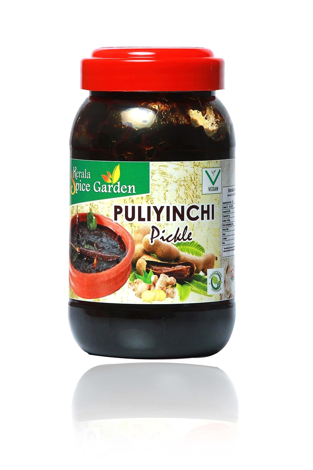 Spice Garden Puliyinchi Pickle | Kerala Special | 100% Authentic Taste | Organic | 500g Ta