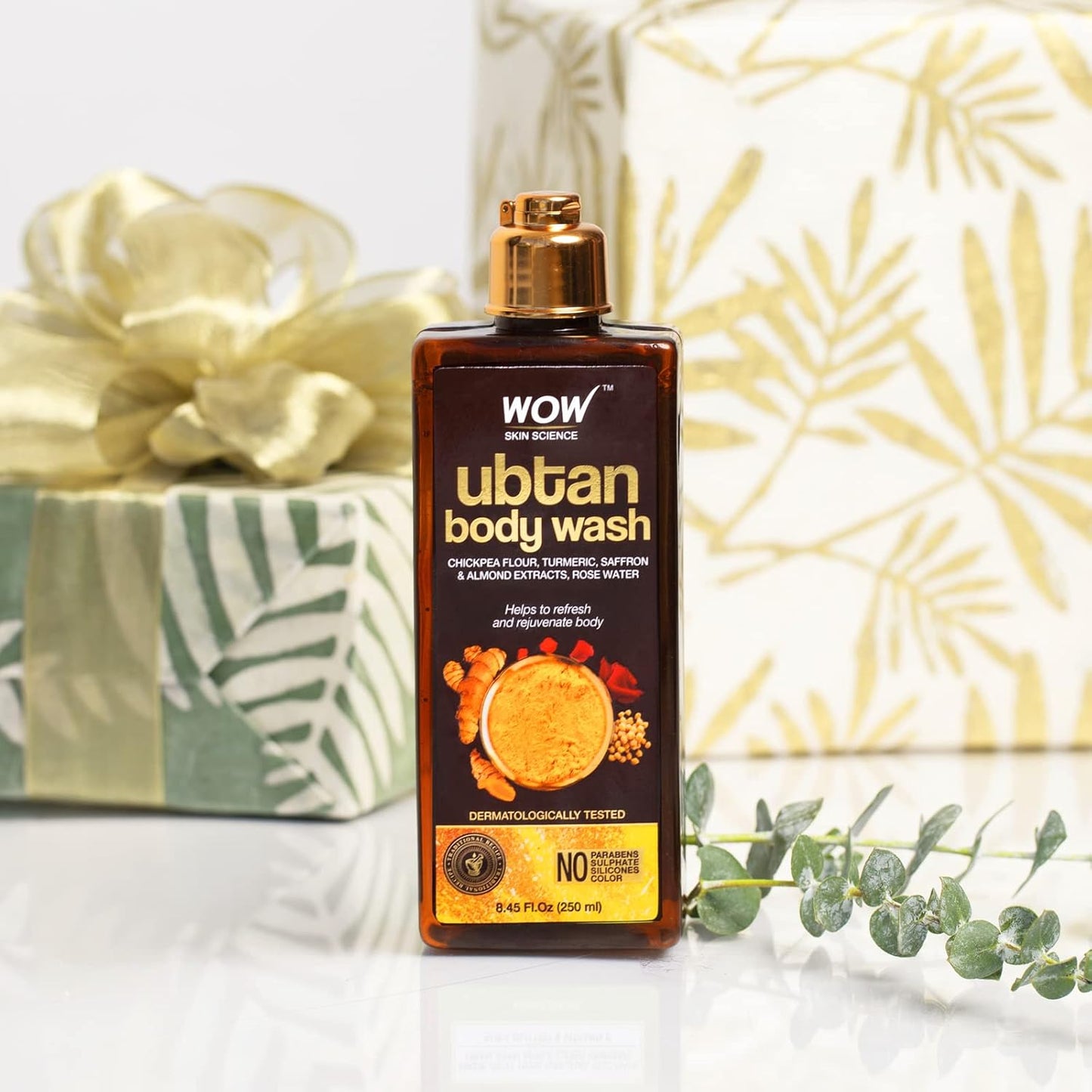 WOW Ubtan Foaming Hydrating Body Wash: 250 ml