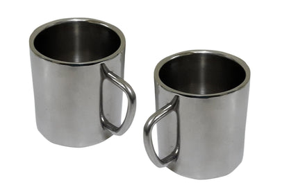 iKonbi Set of 2 Double Wall Big Sober Tea/Coffee Mugs