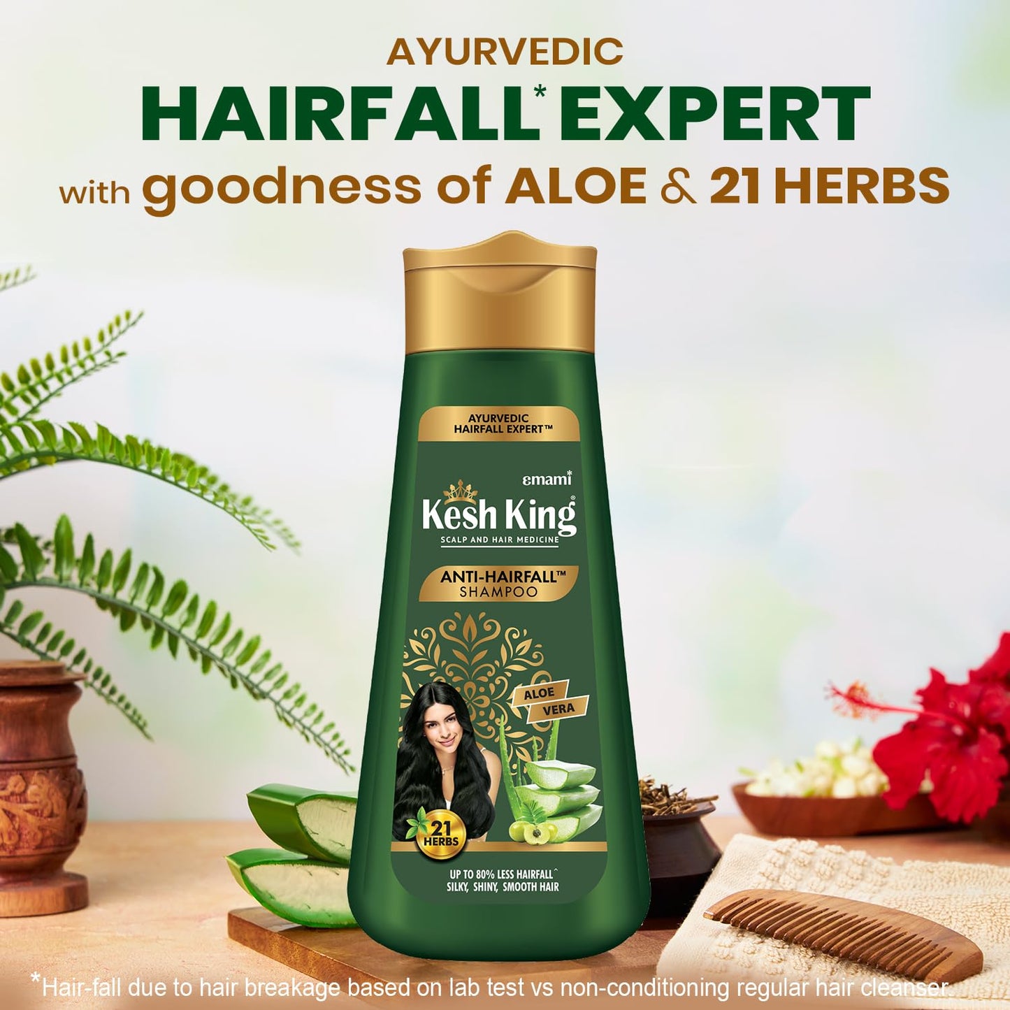 Kesh King Anti-Hairfall Aloe Vera Shampoo: 200 ml