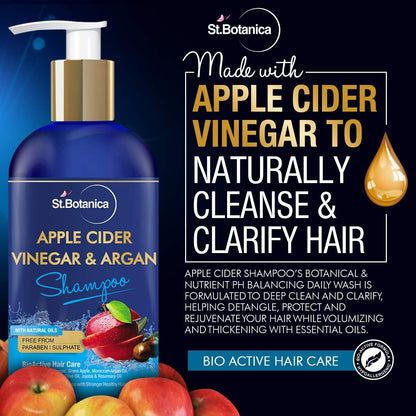 StBotanica Apple Cider Vinegar & Argan Oil Shampoo: 300 ml