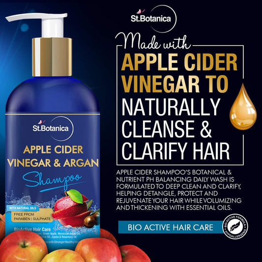 StBotanica Apple Cider Vinegar & Argan Oil Shampoo: 300 ml