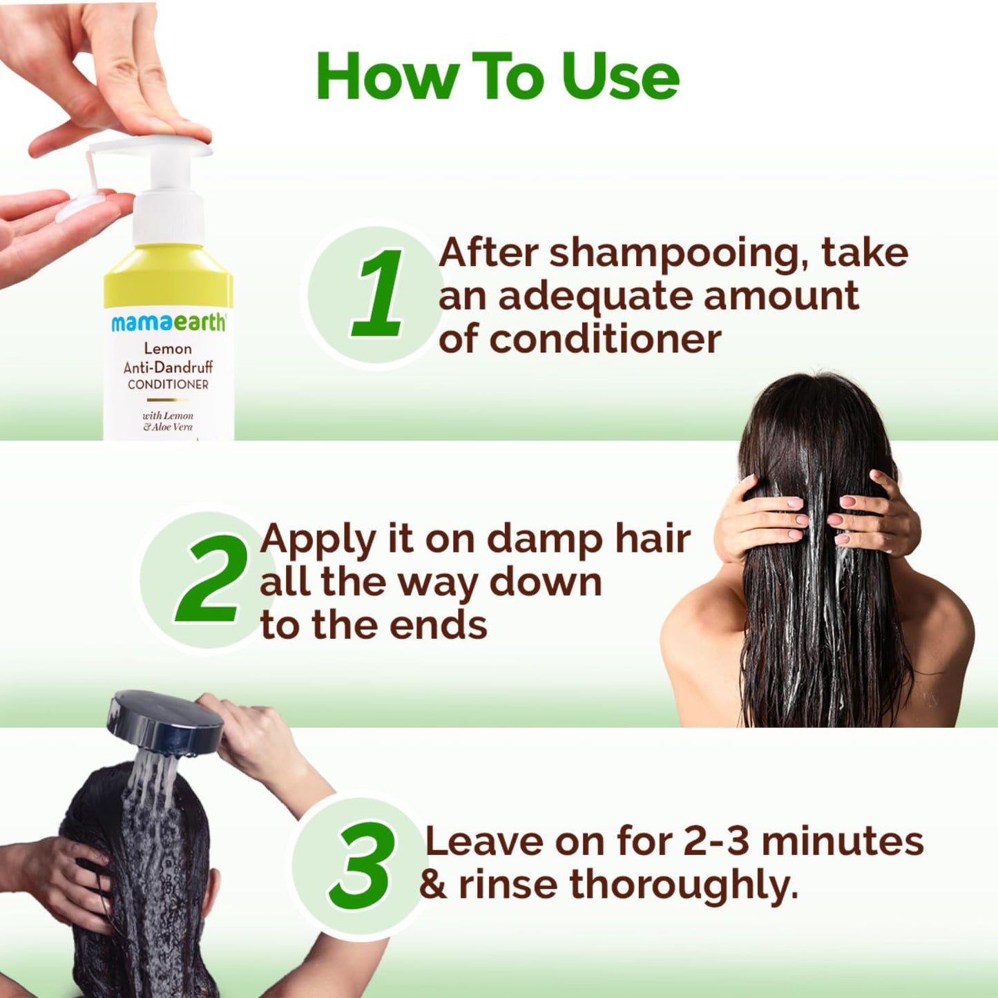 Mamaearth Lemon Anti-Dandruff Conditioner With Lemon & Ginger For Soft & Smooth For All Types Hair 250 Ml
