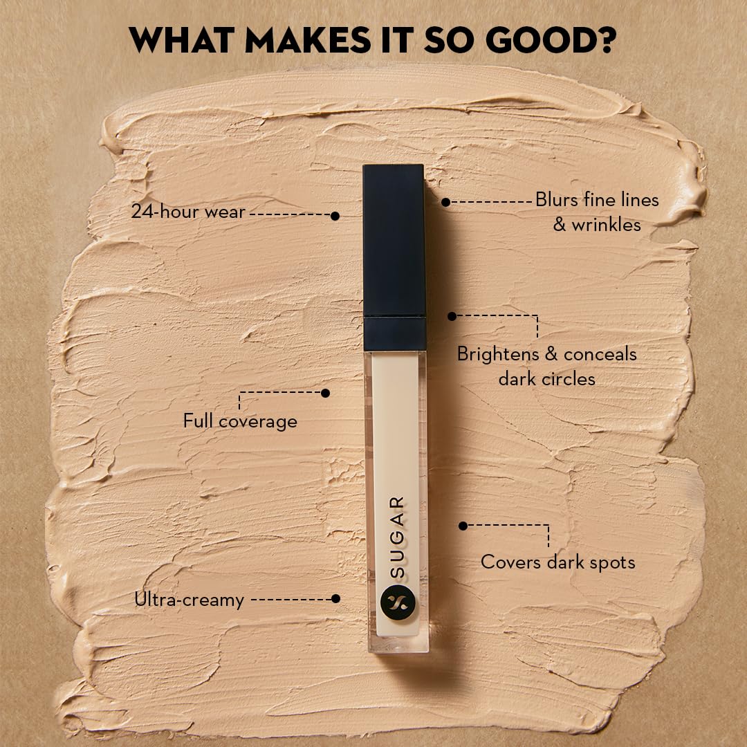 SUGAR Cosmetics Magic Wand Waterproof Concealer: 07 Vanilla Latte