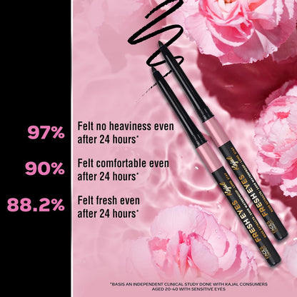 Fresh Eyes Eyeliner Pencil: Black, 0.35 g