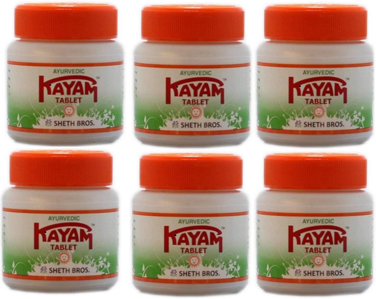 Ayurvedic Kayam 30 Tablets x 6 Packs
