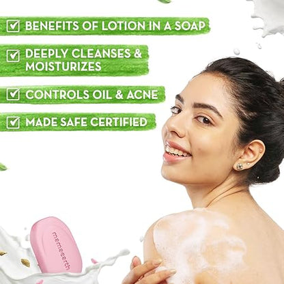 Mamaearth Multani Mitti Moisturizing Lotion Soap: Pack of 4, 125 g