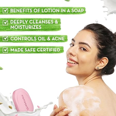 Mamaearth Multani Mitti Moisturizing Lotion Soap: Pack of 4, 125 g