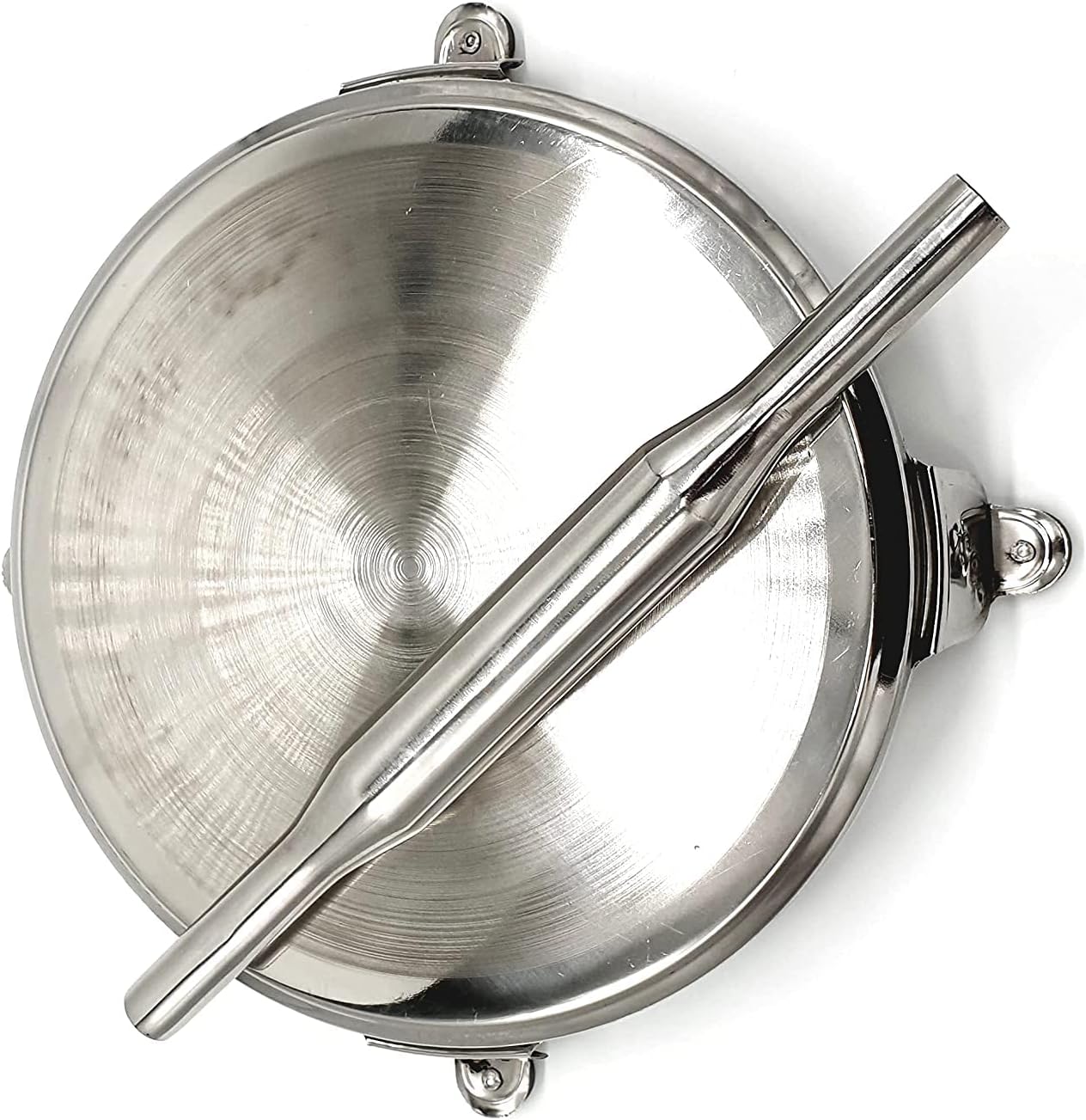 iKonbi Chakla Belan Set Stainless Steel, Classic Heavy, Round