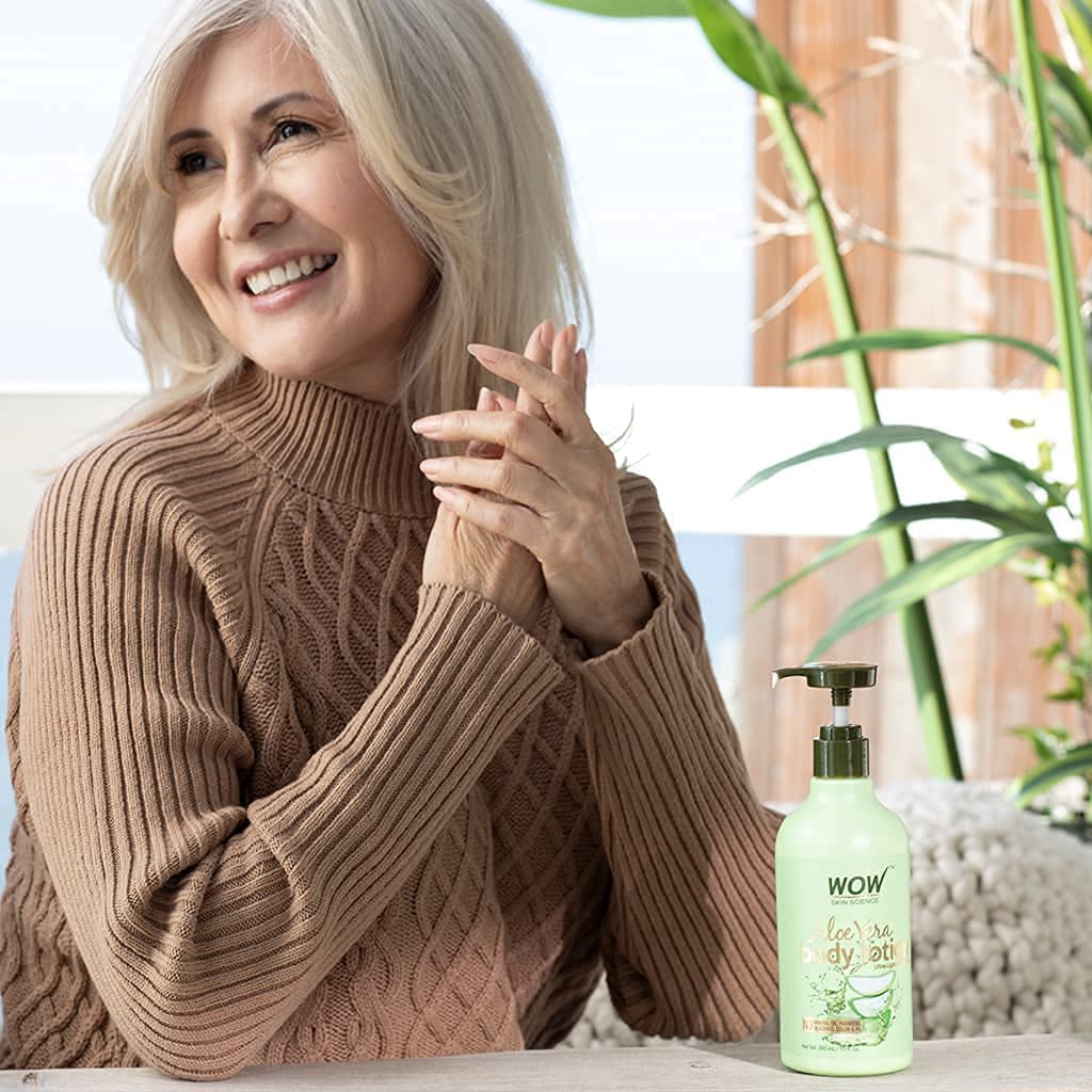 WOW Aloe Vera Moisturizing Body Lotion: 300 ml