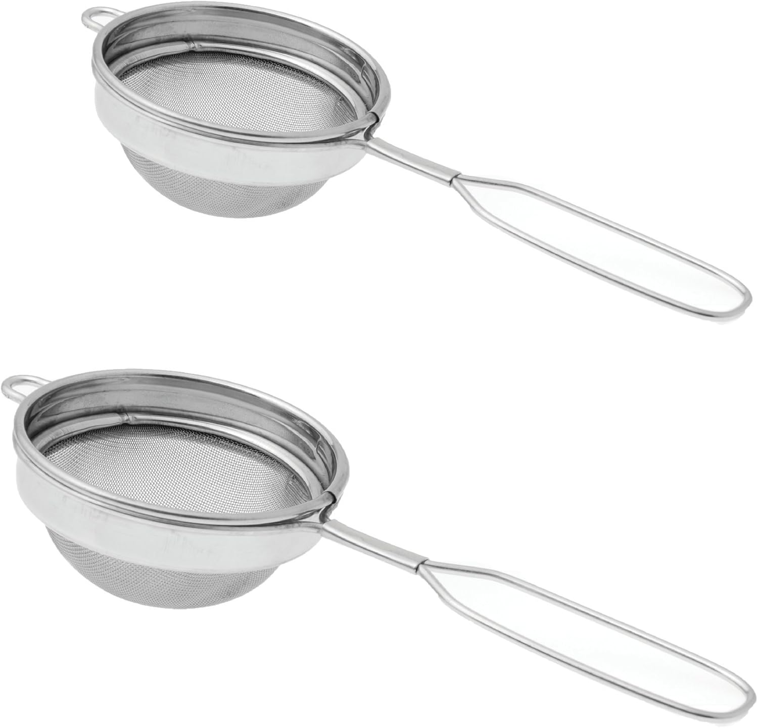 iKonbi Tea Strainer Set – Classic Wire Handle, Size 9 & 9.5, Pack of