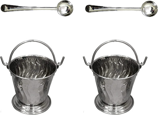 iKonbi Stainless Steel Serving Bucket with Spoodle Classic Serving Set – Set of