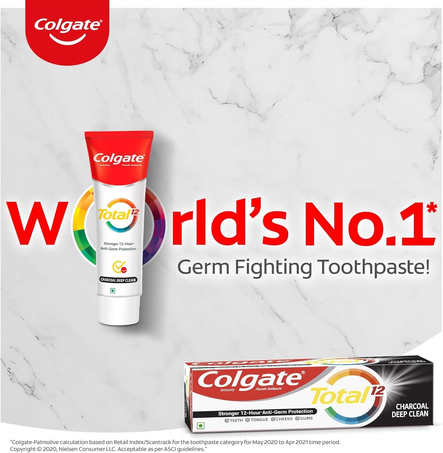 Colgate Total Charcoal Deep Clean: 120 g