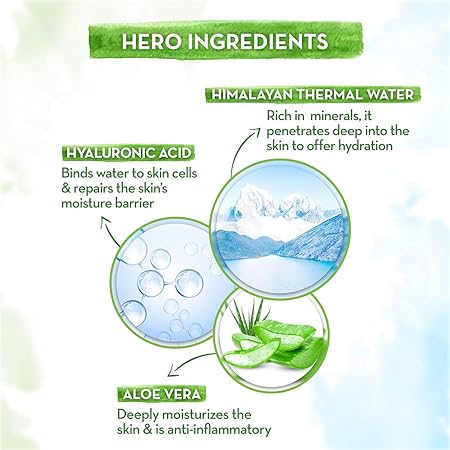 Mamaearth Aqua Glow Face Serum: Himalayan Thermal Water & Hyaluronic Acid, 30 ml