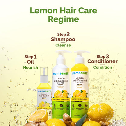 Mamaearth Lemon Anti-Dandruff HairOil for Flaky Scalp 100ml