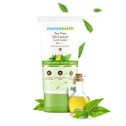 Mamaearth Tea Tree Face Wash: Acne & Pimples, 100