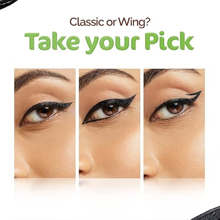 Mamaearth Soothing Waterproof Glossy Liquid Eyeliner: Almond & Castor Oil, 3.5 ml, Black