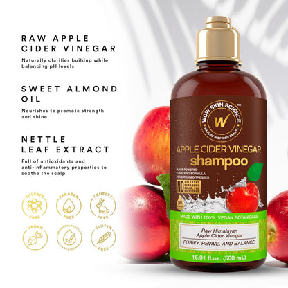 WOW Apple Cider Vinegar Shampoo: 500 ml