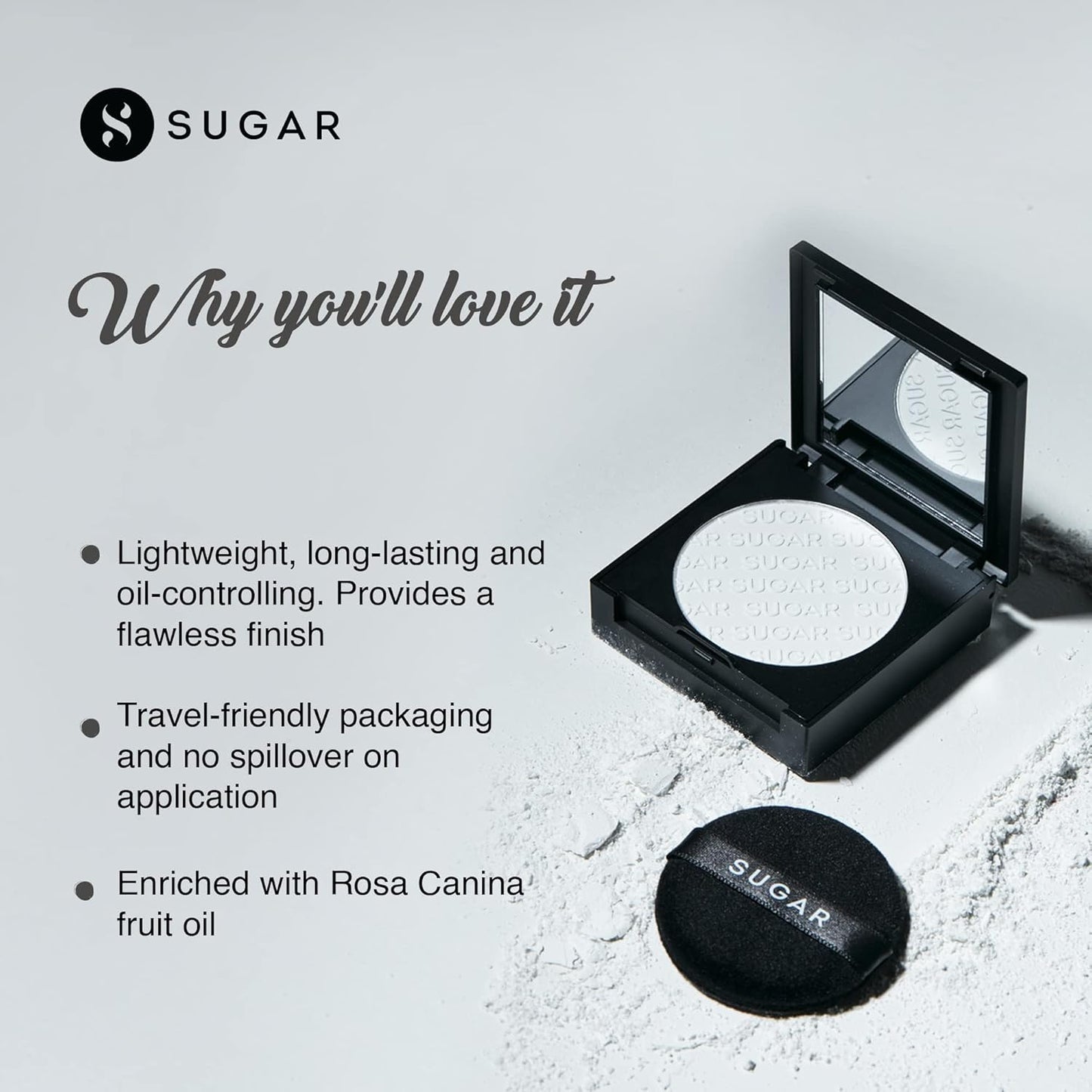 SUGAR Cosmetics Powder Play Translucent Compact