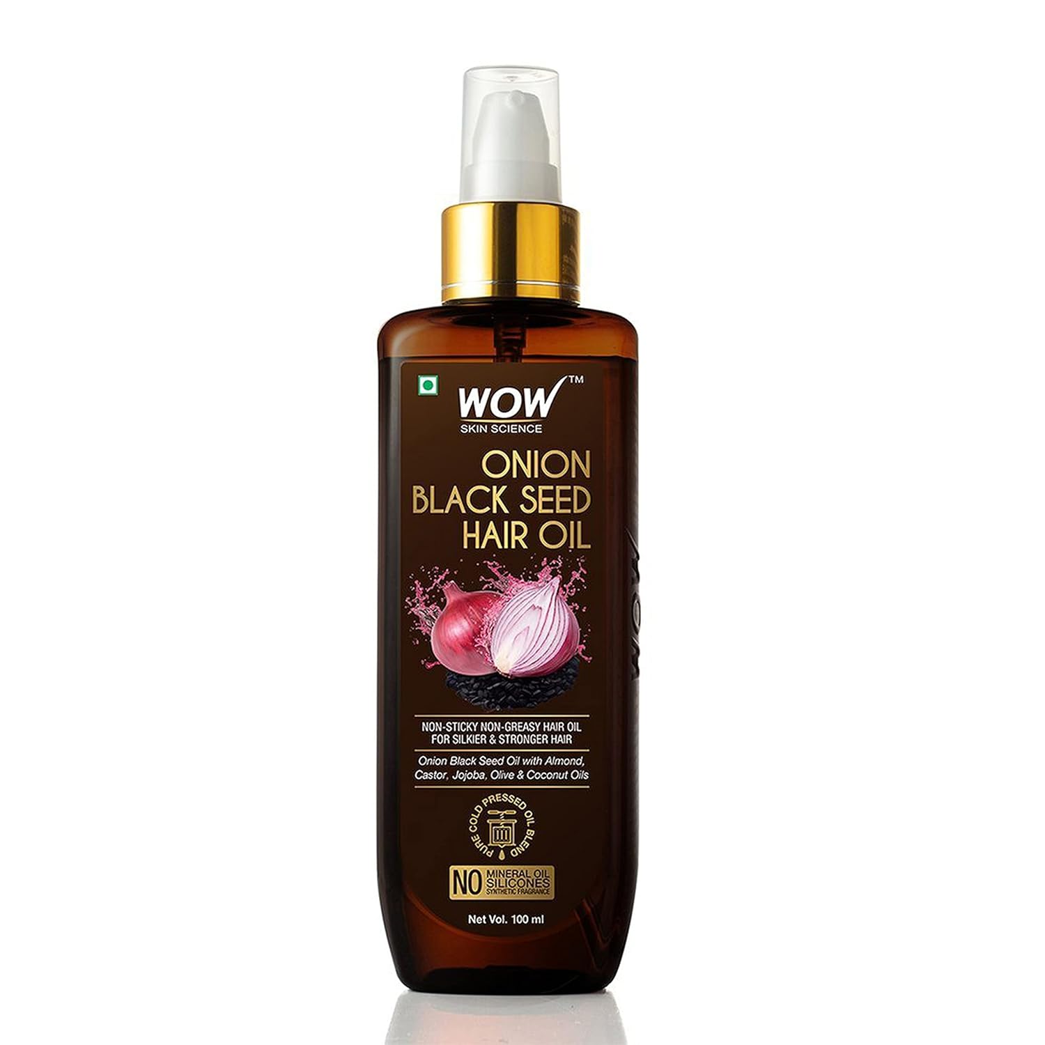 WOW Onion Black Seed Hair Oil: 100