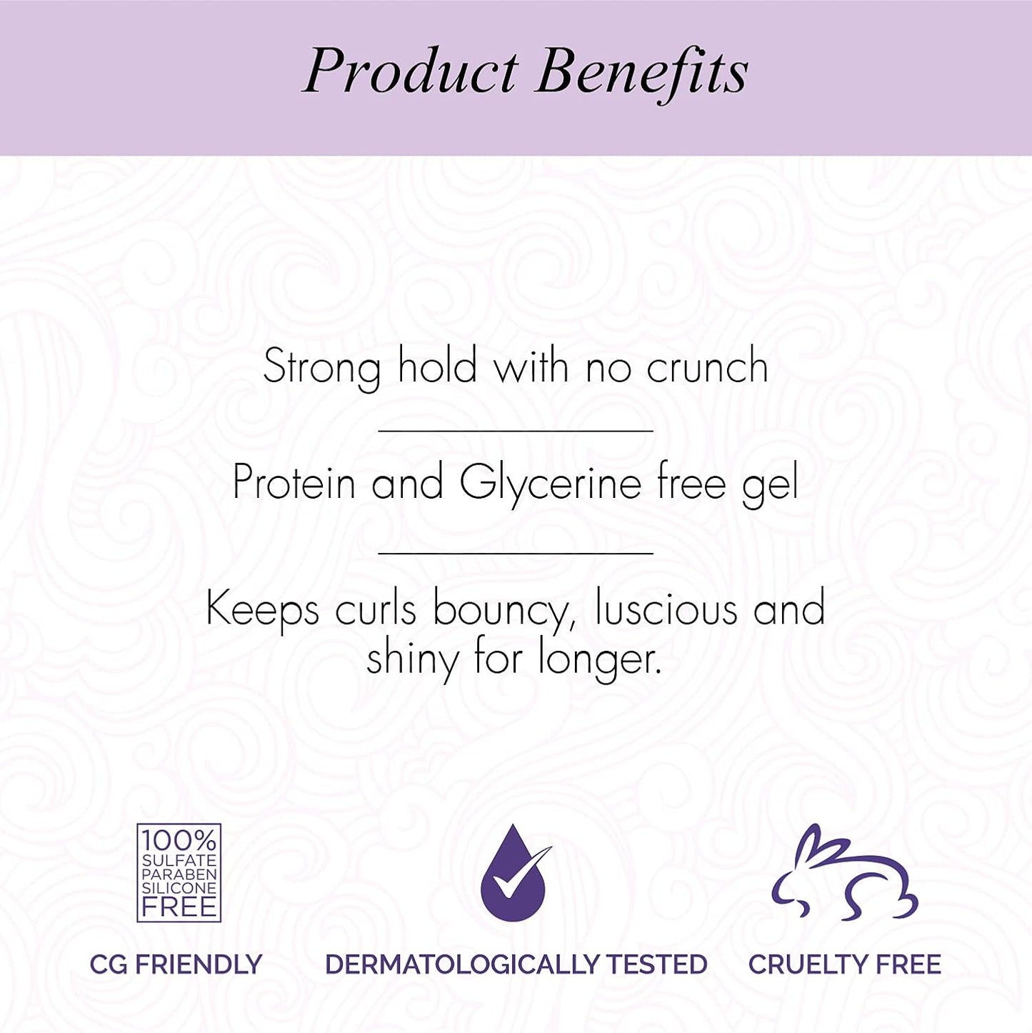 Curl Up Ultra Defining Hair Gel Strong Hold Flaxseed Hair Gel For Dry Frizzy, Wavy & Curly Hair (100ml)