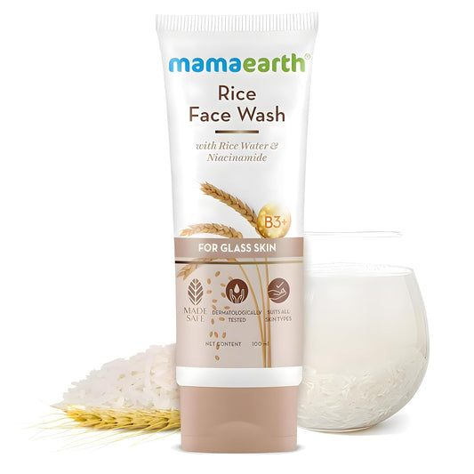 Rice FaceWash With Rice Water & Niacinamide For Glass Skin - 100 Ml