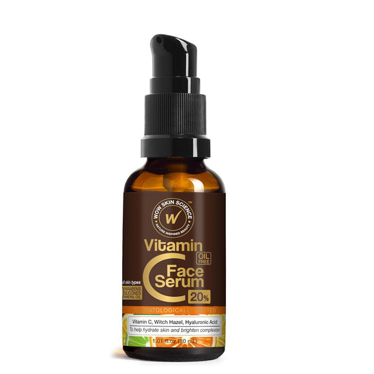 WOW Vitamin C Serum for Face: Hyaluronic Acid, 30