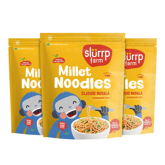 Slurrp Farm Foxtail Millet Noodles: 600g, Pack of