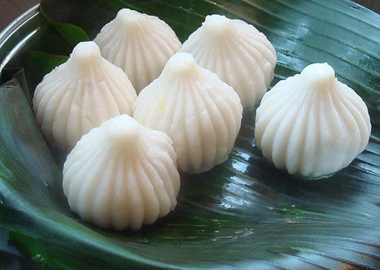 iKonbi Ganpati Modak Mould/Modak Maker/Modak Sancha of Plastic Choclate Mould Cake Mould Set of 2