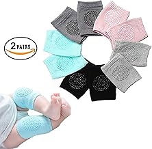 iKonbi Baby Crawling Anti-Slip Knee Pads, Unisex Baby Toddlers Knee Pads Random Colour