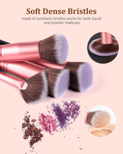 BESTOPE PRO Makeup Brushes Set: 16 Pcs