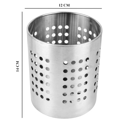 iKonbi Stainless Steel Leaf Hole Cutlery Holder Set of 3