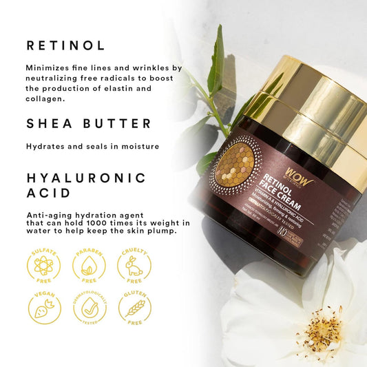 WOW Retinol Face Cream: 50 ml