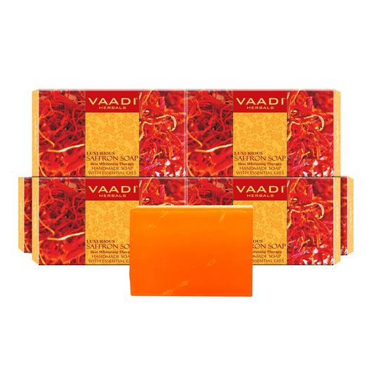Vaadi Herbals Luxurious Saffron Soap 6x75g by Vaadi Herbals