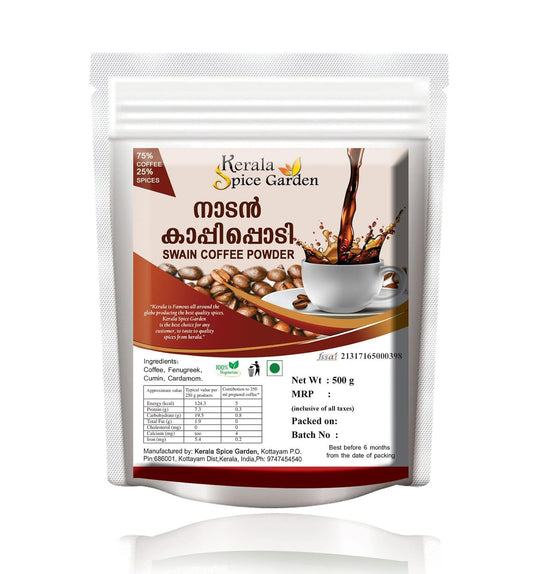 Kerala Spice Garden Swain Coffee Powder (Ideal for Pure South Black Coffee) 500 g