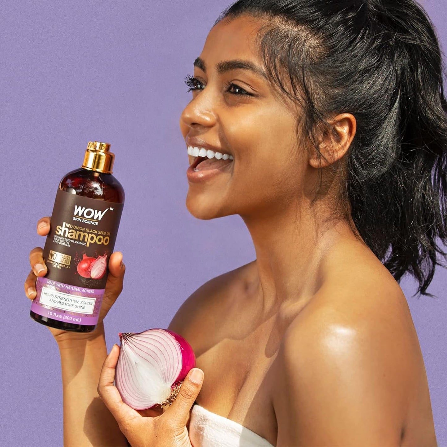 WOW Red Onion Black Seed Oil Shampoo: 300 ml