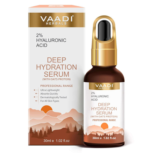 Deep Hydration Serum, 2% Hyaluronic Acid & Oats Protein,