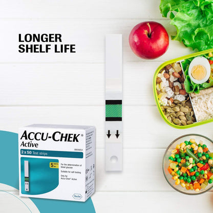 Accu-Chek Active Test Strips: 100 (50x2)