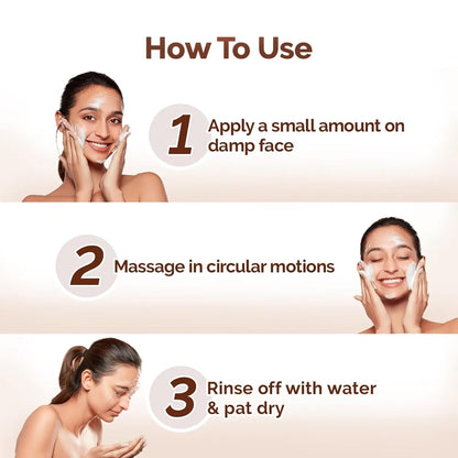 Mamaearth Rice Face Wash: Rice Water & Niacinamide, 100 ml