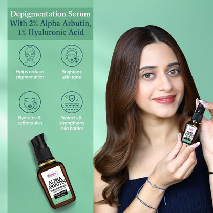 StBotanica Alpha Arbutin 2% + Hyaluronic Acid 1% Face Serum: 20 ml