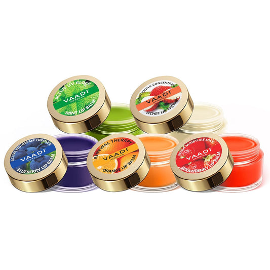 Vaadi Herbals Assorted Lip Balms 10g Pack of