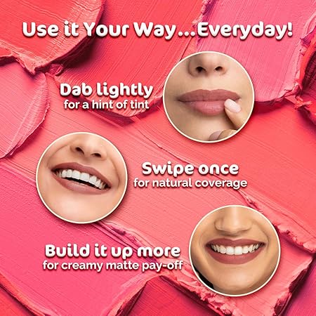 Mamaearth Creamy Matte Long Stay Lipstick- 4.2g (Rose Nude)