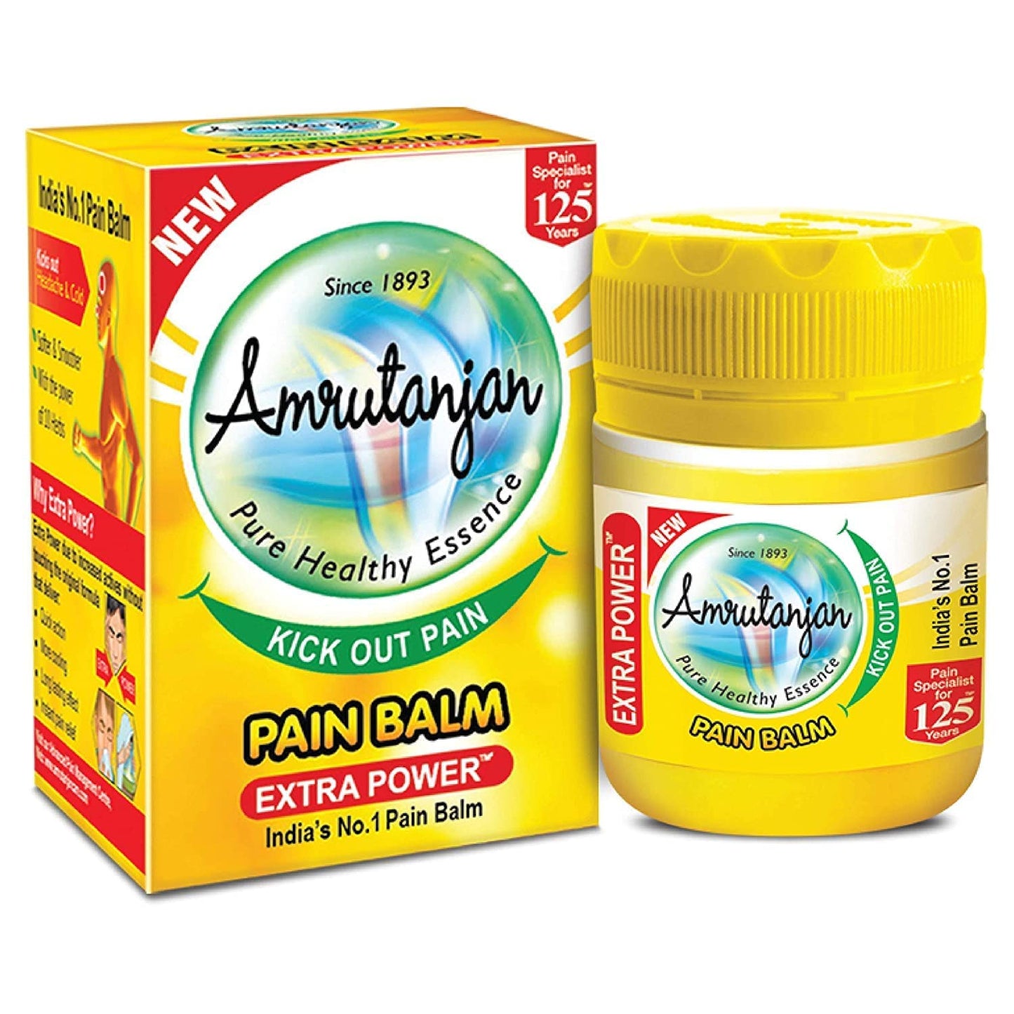 Amrutanjan Pain Balm Extra Power: 8 ml