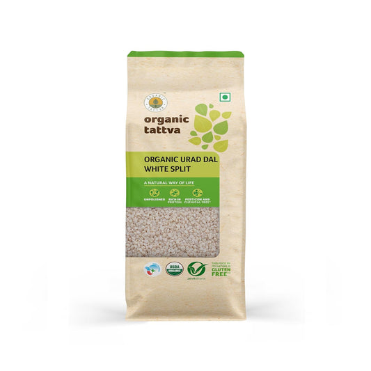 Organic Tattva Urad Dal White Split Lentils: