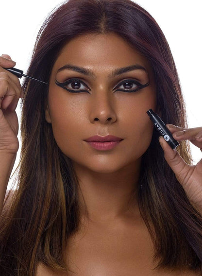 SUGAR Cosmetics Eye Warned You So! Double Matte Eyeliner: 01 Black Swan