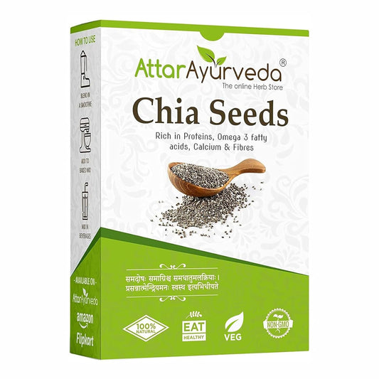 Attar Ayurveda Chia Seeds for Weight Loss 500 gm