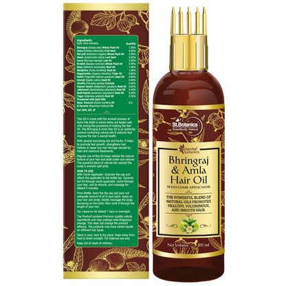 Oriental Botanics Bhringraj & Amla Hair Oil: 200 ml