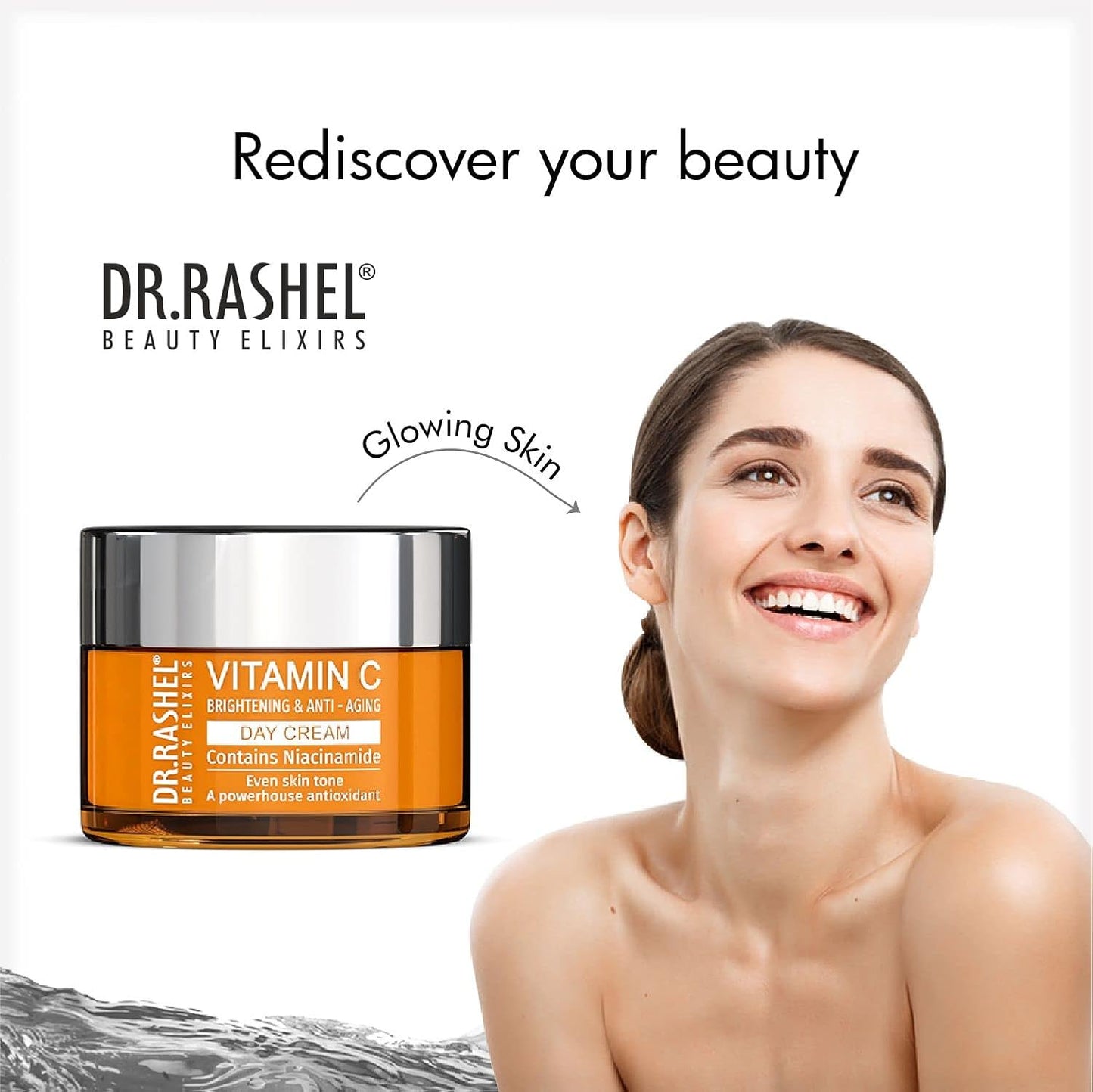 Dr Rashel Vitamin C Day Cream: Niacinamide & Collagen, 50 ml